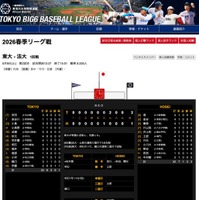 2026春季リーグ戦 東大ー法大1回戦