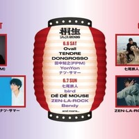 「桐生フェス」七尾旅人、birdら第3弾アーティスト発表｜6月6日・7日に初開催