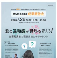 「起業スタートダッシュ」高校生起業家養成プログラム成果発信イベント