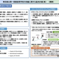 東京都立第一商業高等学校の改編に関する基本計画（案）（概要）