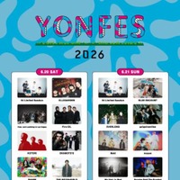 04 Limited Sazabys主催『YON FES 2026』タイムテーブル発表。10周年の節目に豪華アクト21組が集結