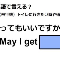 英語で「通ってもいいですか」は何て言う？