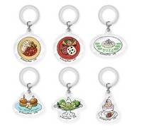紙ショッパー　、めじるしチャーム（MENU）、巾着（MENU）© Disney/Pixar