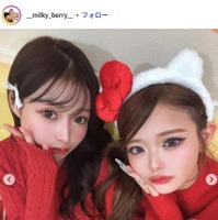 雨宮由乙花、雨宮未苺／雨宮未苺Instagramより