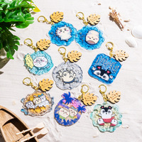 水面アクリルキーホルダー　各990円