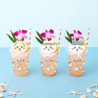 南国風トロピカルドリンク　各1,296円税込 ©nagano ️©ナガノ / 2026「映画ちいかわ」製作委員会
