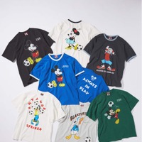 MICKEY MOUSE / ミッキー マウス 別注 サッカー プリント Tシャツ ©Disney