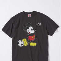 MICKEY MOUSE / ミッキー マウス 別注 サッカー プリント Tシャツ ©Disney