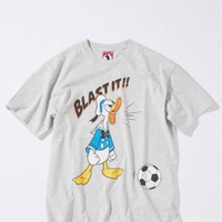 MICKEY MOUSE / ミッキー マウス 別注 サッカー プリント Tシャツ ©Disney
