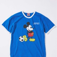 MICKEY MOUSE / ミッキー マウス 別注 サッカー プリント Tシャツ ©Disney