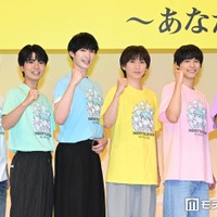 「24時間テレビ49-愛は地球を救う-」制作発表会見に登場した田中樹、高地優吾、ジェシー、京本大我、松村北斗、森本慎太郎／SixTONES（C）モデルプレス