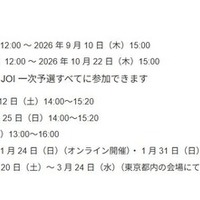 第26回日本情報オリンピック：日程