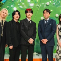 Mrs. GREEN APPLE、安住紳一郎、江藤愛（C）TBS