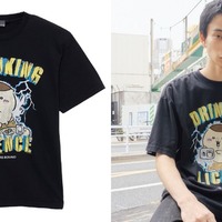 Tシャツ　DRINKING LICENCE©︎nagano