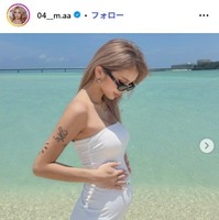 「今日好き」出身・高畑麻優、妊娠発表 海辺でのマタニティショット公開に「タトゥーと白ドレスのコントラストが美しい」の声