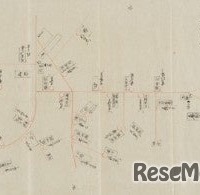「横浜麁絵図」万延元年（1860）横浜開港資料館寄託