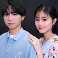 インタビューに応じた佐藤勝利、原菜乃華（C）モデルプレス