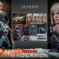 【ムービー・マスターピース】『プレデター：バッドランド』1/6スケールフィギュア　ティア＆バド & © 20th Century Studios