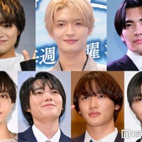 （上段左から）大倉空人、杢代和人、武藤潤（下段左から）長野凌大、小泉光咲、桜木雅哉、吉澤要人（C）モデルプレス