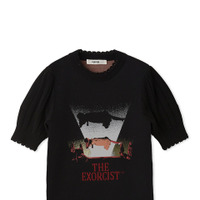 【THE EXORCIST】ハーフスリーブニット　BLK