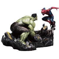 Last賞 スパイダーマン・ハルク ジオラマスタチュー