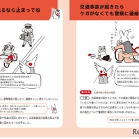 イラストとやさしい言葉で、身近な道路交通法の条文を解説