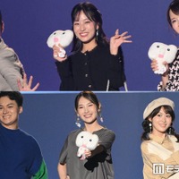 （上段）松岡広忠アナ、高野真子アナ、松友杏樹アナ（下段）小川貴弘アナ、青木美奈実アナ、今井陽菜アナ（C）モデルプレス