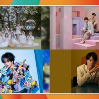 （上段左から）＝LOVE、King ＆ Prince（下段左から）中島健人、福山雅治（C）フジテレビ