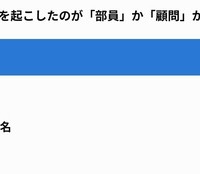 問題を起こしたのが「部員」か「顧問」かで判断を変えた人（実数）