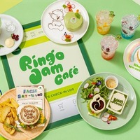 Mrs. GREEN APPLE、全国6都市でテーマカフェ開催 メンバーが選んだドリンク＆公式キャラ「メメル」モチーフのメニュー登場【Ringo Jam Café】