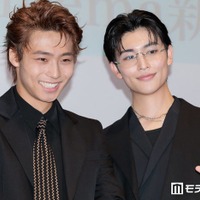 「ホーム スイート ホーム」公開記念舞台挨拶に出席した八村倫太郎、増子敦貴（C）モデルプレス