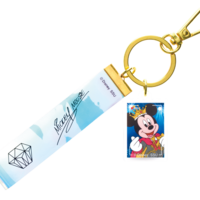 G賞 銀テープ風キーホルダー／© Disney