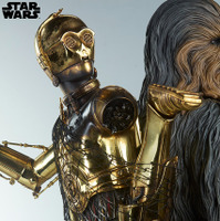 『スター・ウォーズ』 【プレミアム・フォーマット・フィギュア】チューバッカ＆C-3PO／170,000円（税込）