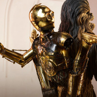 『スター・ウォーズ』 【プレミアム・フォーマット・フィギュア】チューバッカ＆C-3PO／170,000円（税込）