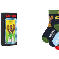 【STAR WARS × Happy Socks】【キッズ】【GIFT BOX】【3足セット】クルー丈 ソックス 4,950円（税込）