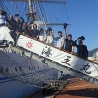 国内体験航海のようす