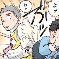 「やばいやばい！」と叫びながら迫る園児。先生に助けを求めていると思いきや…まさかのテロ!?【ただいま！ 保育士でこ先生１ #12】