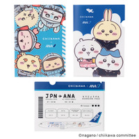 ＜ちいかわ×ANA＞クリアファイル／各400円（税別）