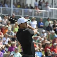 17年の第3ラウンド　ケプカの17番でのティショット(Photo by Stan Badz/PGA TOUR)