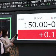 円下落、32年ぶり150円