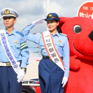 黒谷友香が茂原警察署の一日署長に就任、交通安全運動に参加