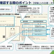 受験票を確認する際のポイント