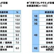 教育水準の高さ自慢、子育てのしやすさ自慢