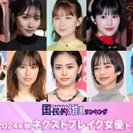読者が選ぶ「2024年秋ドラマのネクストブレイク女優」トップ10を発表【モデルプレス国民的推しランキング】