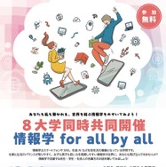 8大学同時共同開催　情報学 for all by all