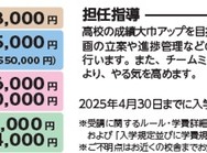 2025年度 「東進個別」学費