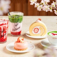 「カフェ キツネ」春の新メニューが3月13日登場 桜やいちご使用のドリンクやスイーツ