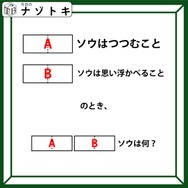 クイズです！「”ソウ”がつく言葉」を空想すると、見えてくるものって？【難易度LV３.・中辛】