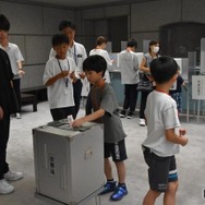 投票体験のようす