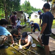 林間学校きつねキャンプのようす
